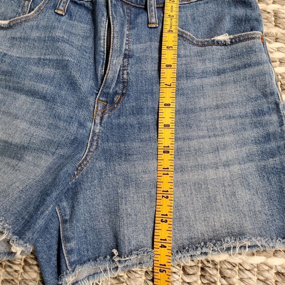 Madewell High Rise Denim Shorts Size 30 - Picture 15 of 15